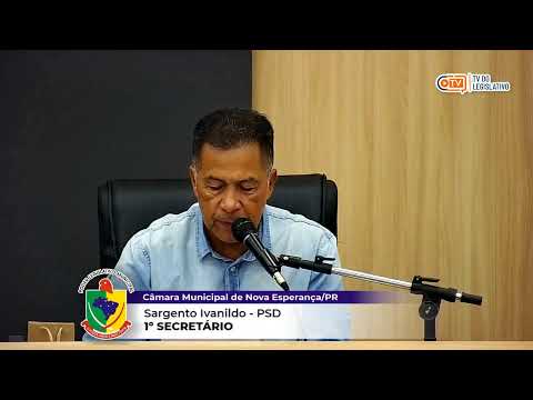 3ª Sesão Extraordinária da Câmara Municipal de Nova Esperança
