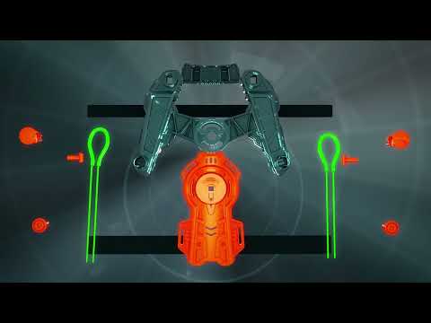 Игрушечный лук на запястье Air Storm - Wrist bow (зеленый, 3 стрелы) (AS140G)