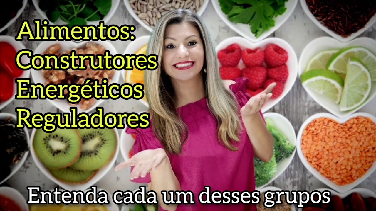 Alimentos Reguladores, Energéticos e Construtores A importância dos Alimentos em nossa saúde.