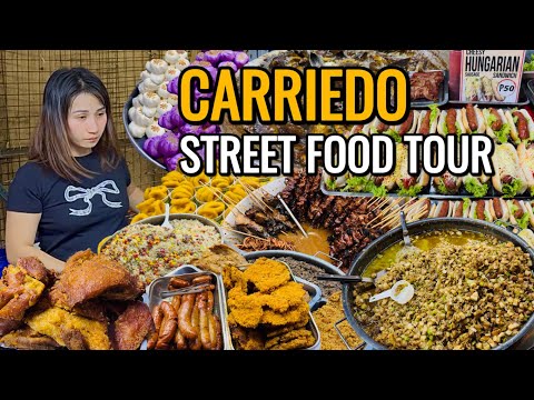 Philippines Food Tour! AMAZING Filipino Street Food in CARRIEDO Street, Quiapo, Manila 🇵🇭