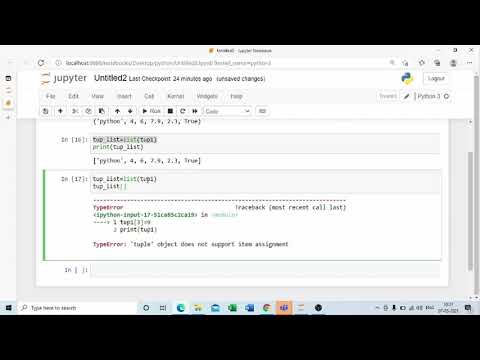 Tuple In Pythonjupyter Notebook Python Tutorial Iemlabs