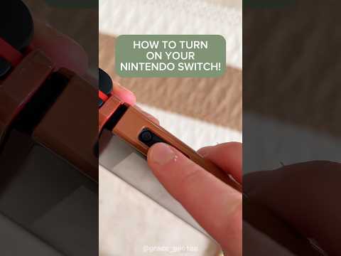 How to Turn on Your Nintendo Switch!