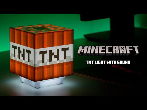 Paladone Minecraft TNT Lempa su Garsu
