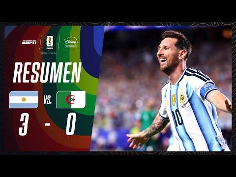 Resumen Argentina vs Argelia