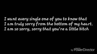 Attila Public Apology Lyrics