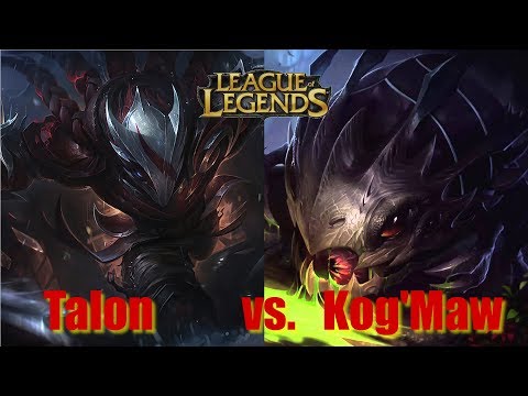 TALON TOP VS. KOG'MAW PATCH 7.17 LEAGUE OF LEGENDS