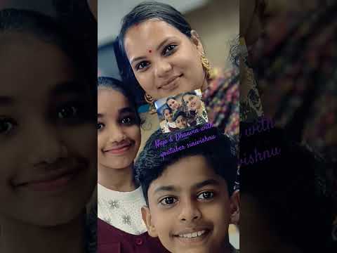 Niya & Dhanvin with youtuber sinivishnu #sinivishnuvlogs #dhanvindhanya740