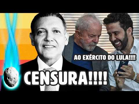 A TENTATIVA DE CENSURAR O EXÉRCITO DE LULA DE QUASE 4 MILHÕES COM JANONES | PLANTÃO