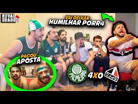 React Palmeiras 4x0 São Paulo | Melhores momentos | Final | Palmeiras Campeão Paulista