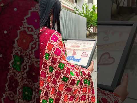 Best Wedding Gift Ever | Hashtag Name Frames #handmade #wedding #gift #youtubeshorts