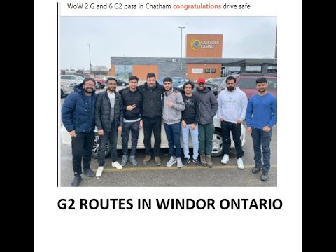 Windsor G2 road test route video