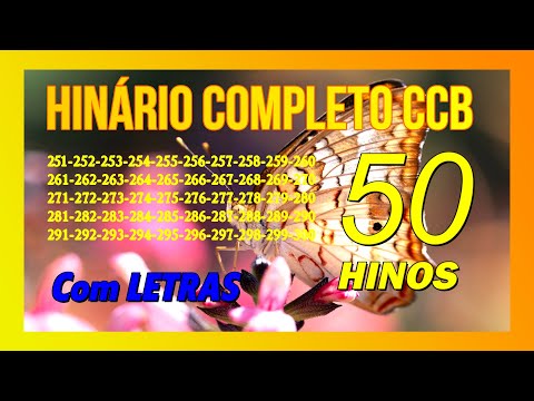 HINÁRIO COMPLETO CCB 251-252-253-254-255-256-257-258-259-260-261-262-263-264-265-266-267-268..300