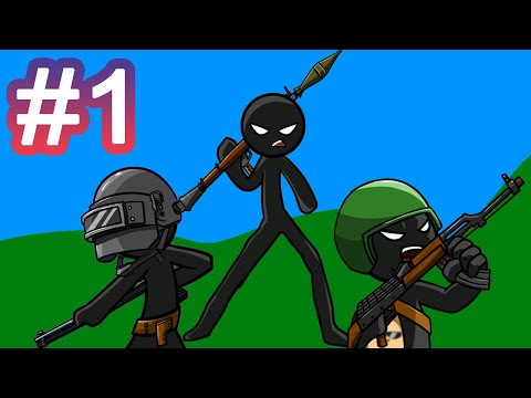 STICKMAN MODERN TOTAL WAR - Gameplay Android/iOS Part 1