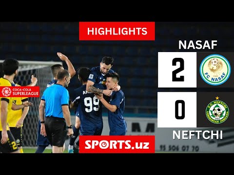Nasaf - Neftchi 2:0 Gollar, qizil kartochka va xavfli vaziyatlar HIGHLIGHTS