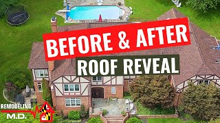 NEW ROOF BEFORE & AFTER PIKESVILLE MARYLAND!
