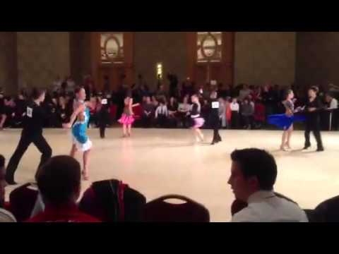 Roseanna n Bobek Latin dance junior 1