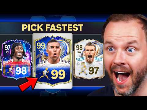 Draft But I Pick The FASTEST Player