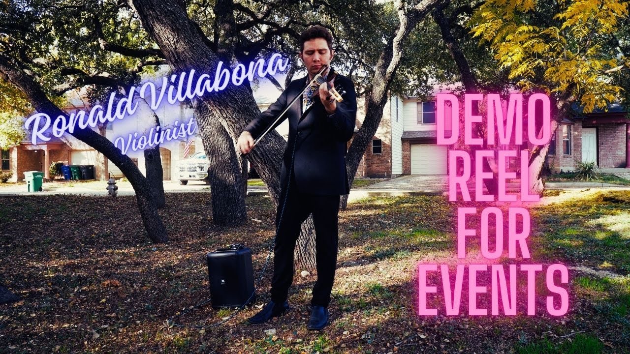 Promotional video thumbnail 1 for Ronald Villabona - Violinst