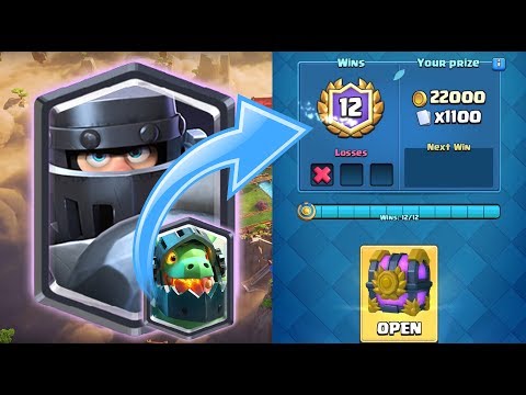 12 WIN GC! Mega Knight Miner Control Deck LIVE Grand Challenge Gameplay - Clash Royale