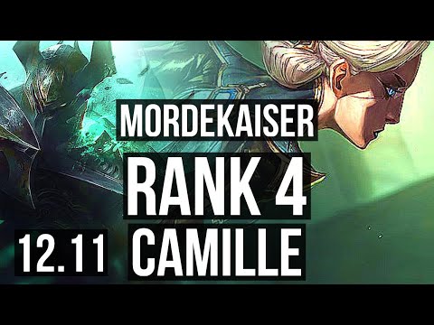 MORDEKAISER vs CAMILLE (TOP) | Rank 1 Morde, Rank 4, 5/2/7 | TR Challenger | 12.11