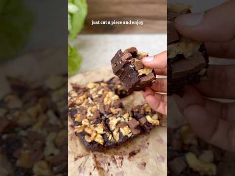 3 Ingredient Guilt-Free Chocolate Fudge !!