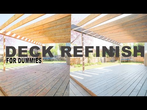 Deck Refinishing | How-To Clean, Strip, Sand, Restain