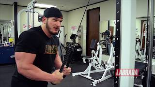 Tricep Rope Press Down exercise video thumbnail