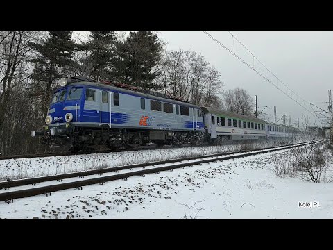 Mysłowice - Pociągi PKP IC zimą | Składy pasażerskie TLK, IC | Luty 2021 r.