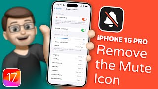 How to Hide the Silent Mode Status Bar Icon on iPhone 15 Pro
