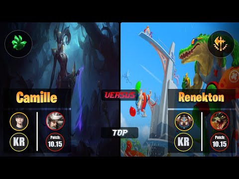 Roach CAMILLE (Top) [Grasp of the Undying] VS RENEKTON - Challenger KR Patch 10.15