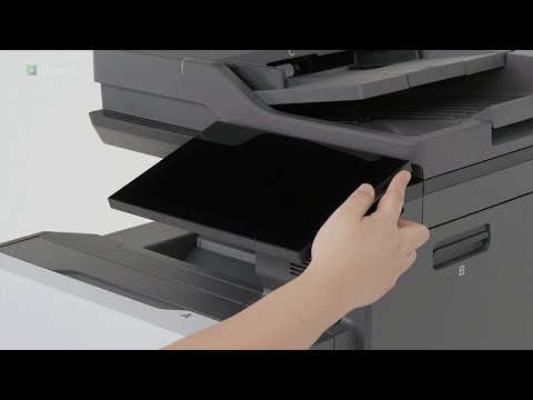 Thumbnail for CX730/CX735—Setting up the printer