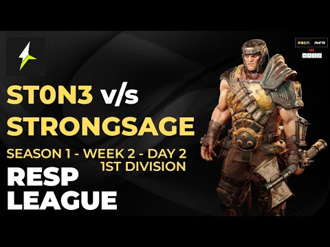 RESP LEAGUE S1:W2:D2:DIV1 - ST0N3 v/s STRONGSAGE - Quake Champions
