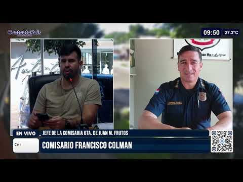 Nota con Francisco Colman - Jefe de la Comisaria Nro. 6 de Juan Manuel Frutos