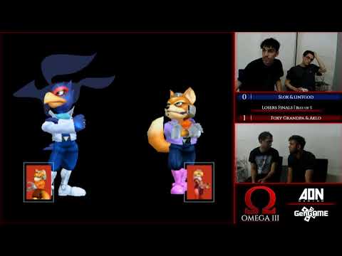 OMEGA III Doubles Slox & Lintgod vs FoxyGrandpa & Aklo Losers Finals