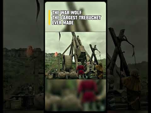 The War Wolf .the largest trebuchet ever made  #history #battle