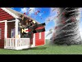 REALISTIC TORNADO DESTROYS TOWN In Teardown