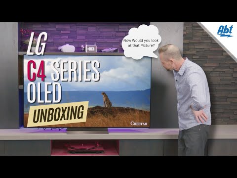 Unboxing the 2024 LG C4 Series OLED