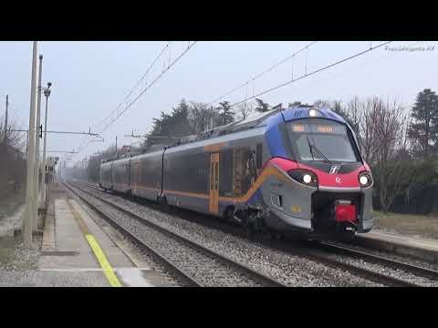 Treni in transito a 140/150 km/h sulla Vicenza-Treviso! Albaredo (TV)