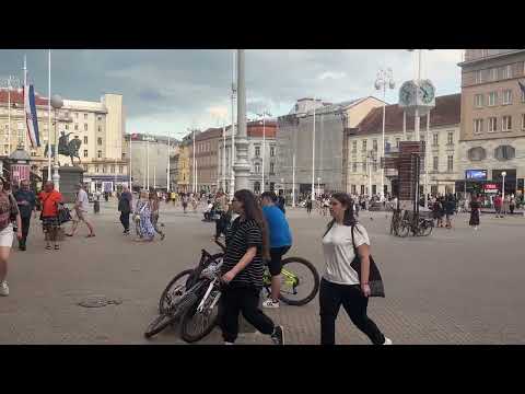 PRAÇA PRINCIPAL DE ZAGREB!PRAÇA BAN JELAČIĆ!