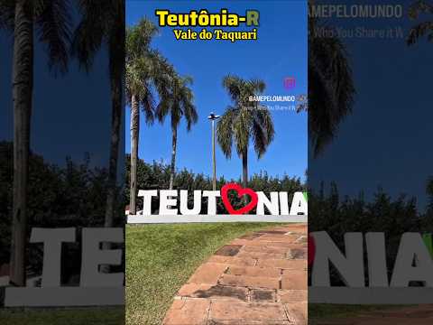 Teutonia-RS no Vale do Taquari #valedotaquari #serragaucha #turismo #cristoprotetor #teutonia #sul