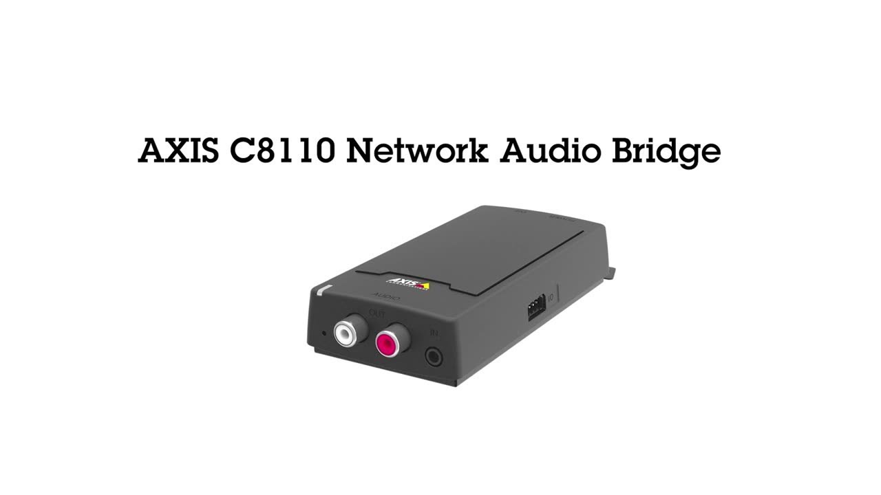 Axis C8110 Network Audio Bridge