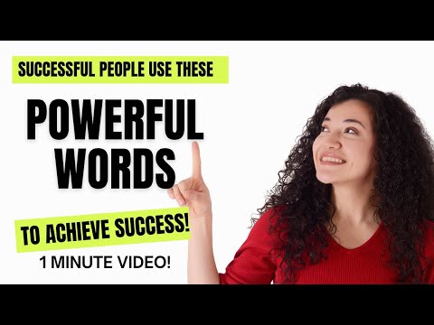 SUCCESSFUL PEOPLE LIVE BY THESE POWERFUL WORDS EVERYDAY / Transform Your Life  ~ 1 MINUTE VIDEO!
