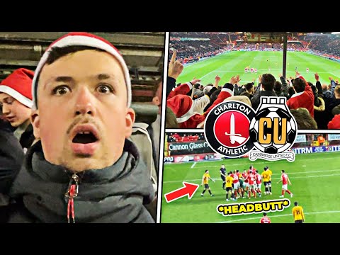 ELECTRIC AWAY FANS & KICKS OFF on PITCH | CHARLTON 2-0 CAMBRIDGE