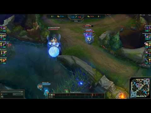 Pentakill with Lux in league of legends