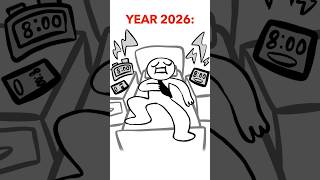 Alarms Be Like 😅 (Animation Meme) Anim: RedFlowerCrown #shorts