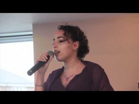 At my mum's wedding singing Alicia Keys - Never Felt this way