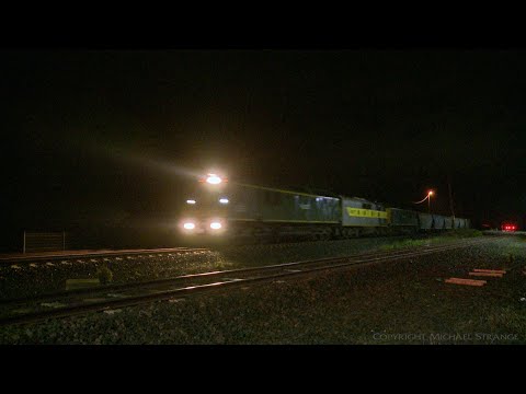SSR 5VK7 Southern Shorthaul Railroad Grain Train At Night (26/6/2020) - PoathTV Australian Railways