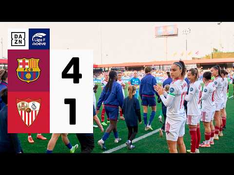 FC Barcelona vs Sevilla FC  (4-1) | Resumen y goles | Highlights Liga F