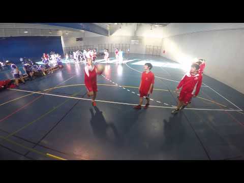 Calentamiento Cadete B vs @cbtrescantos