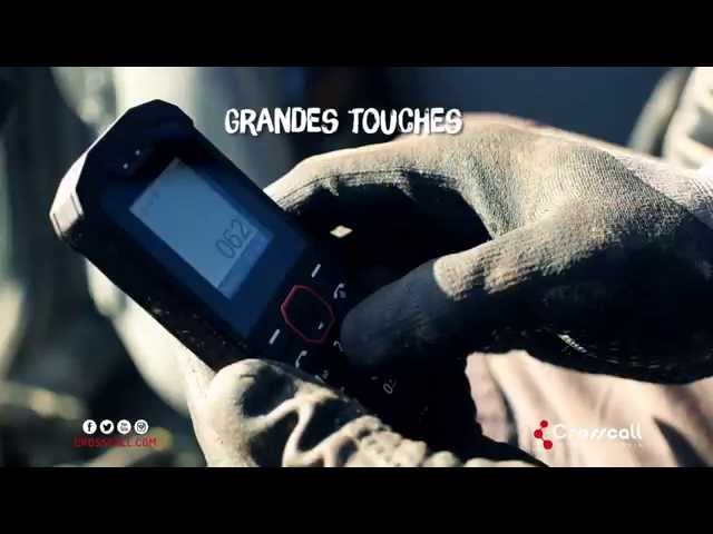 Vidéo teaser pour CROSSCALL SPIDER-X1 - WATERTIGHT AND DUSTPROOF MOBILE
